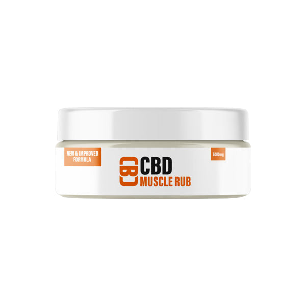 CBD Asylum 5000mg CBD 100ml Cream Muscle Rub Balm (BUY 1 GET 2 FREE)