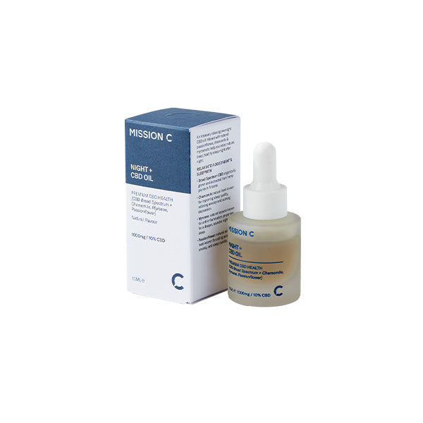 Mission C Night + 1000mg CBD Oil - 10ml