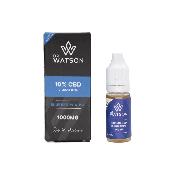 Dr Watson 1000mg Full Spectrum CBD E-liquid 10ml (BUY 1 GET 1 FREE)