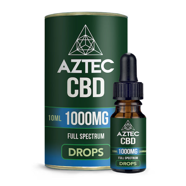 Aztec CBD Full Spectrum Hemp Oil 1000mg CBD 10ml