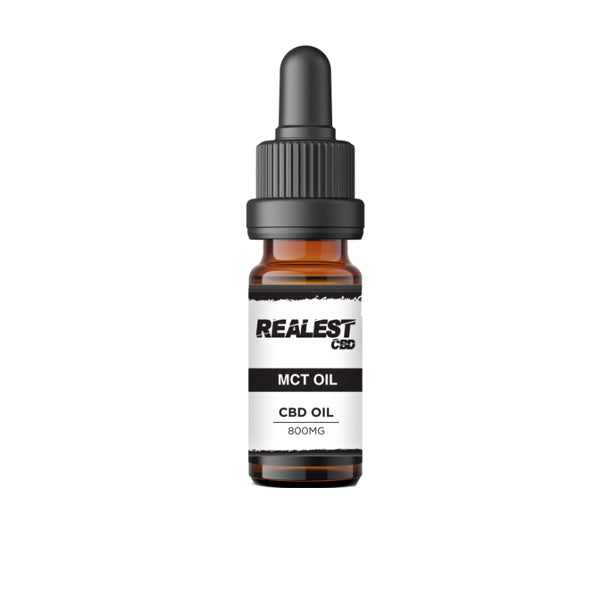 Realest CBD 800mg Broad Spectrum CBD 10ml MCT Oil (BUY 1 GET 1 FREE)