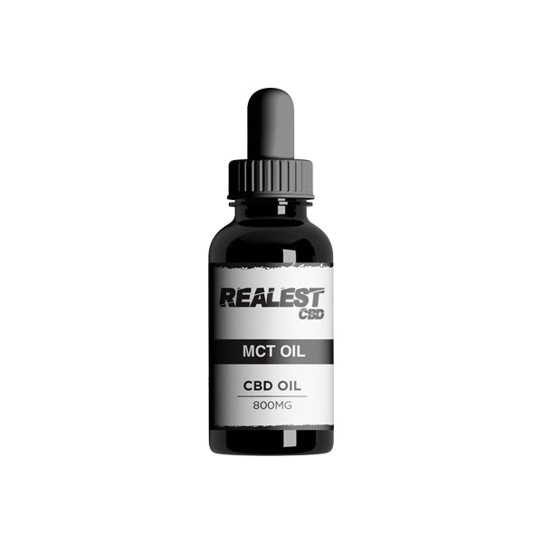 Realest CBD 800mg Broad Spectrum CBD MCT Oil - 30ml (BUY 1 GET 1 FREE)