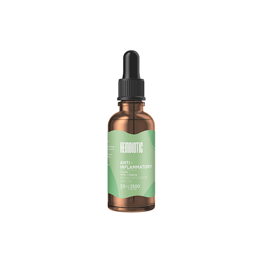 Hembiotic 2500mg Broad-Spectrum Bulk Functional CBD Oil - 50ml