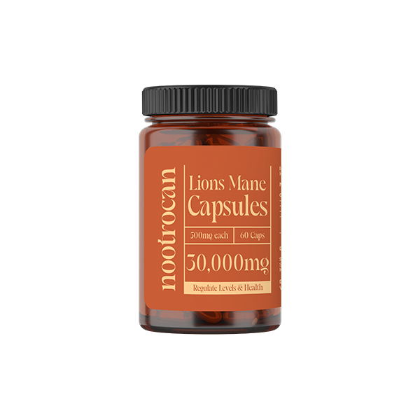 Nootrocan 30000mg Nootropic Vegan Mushroom Capsules - 60 Caps